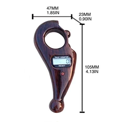 Digital Finger Counter-Tally Counter -jaap Counter | Jaap mala Counter | mala jaap Counter | Tasbeeh Misbaha Counter-Different Use- for naam jaap -Mantra Jap (Multicolor)